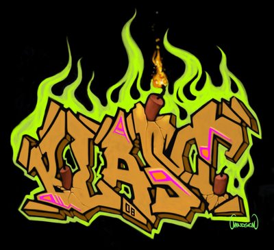 letter m fire. during the letter graffiti
