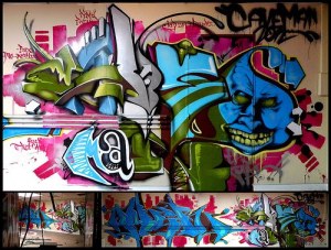 graffiti art, beatiful life